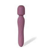 Virga dual-ended mauve wand, showing its rounded head and three control buttons.